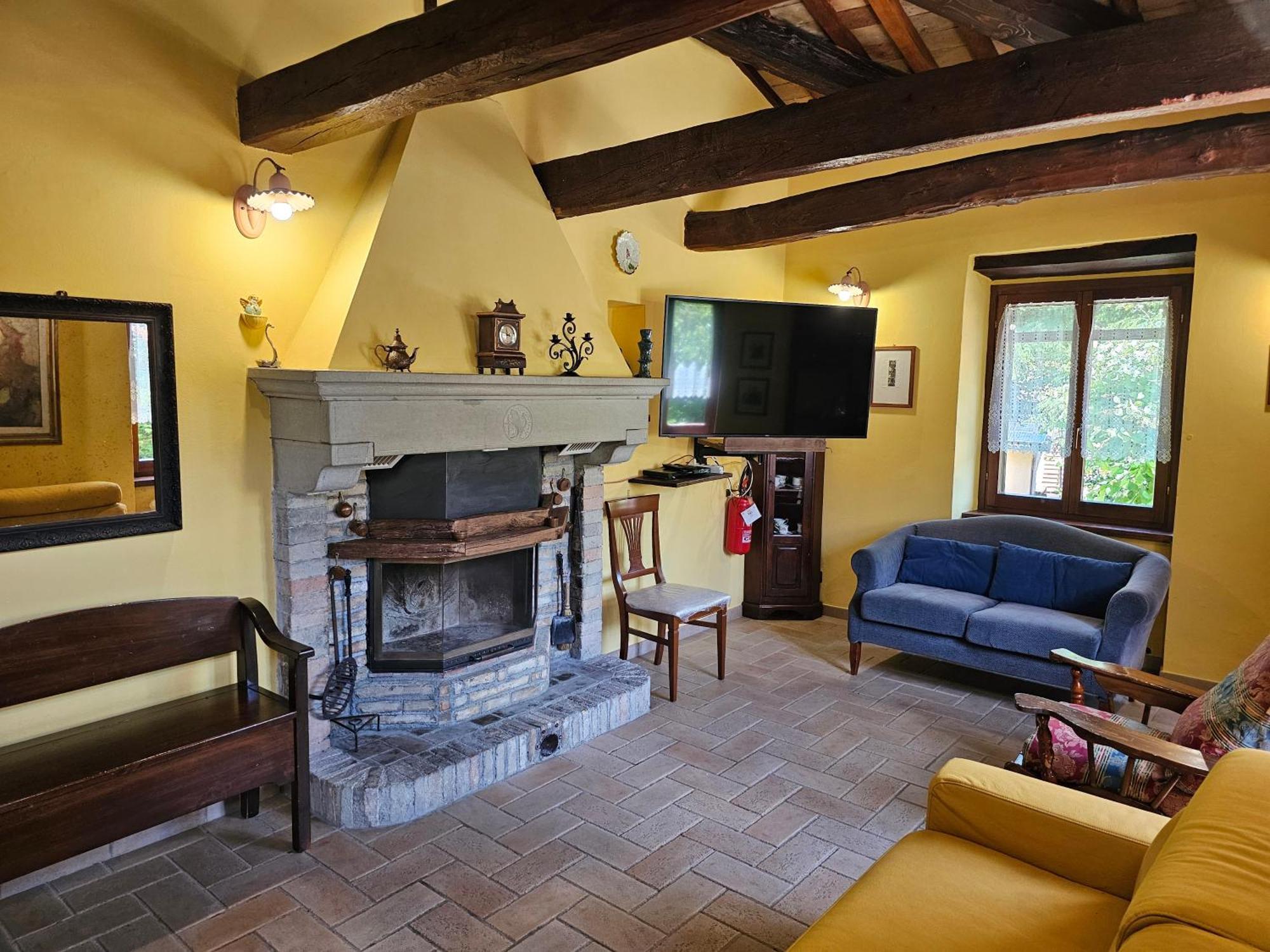 Agriturismo Ca Serrantonio - Ferri Appartamento Rossini อูร์บาเนีย ภายนอก รูปภาพ