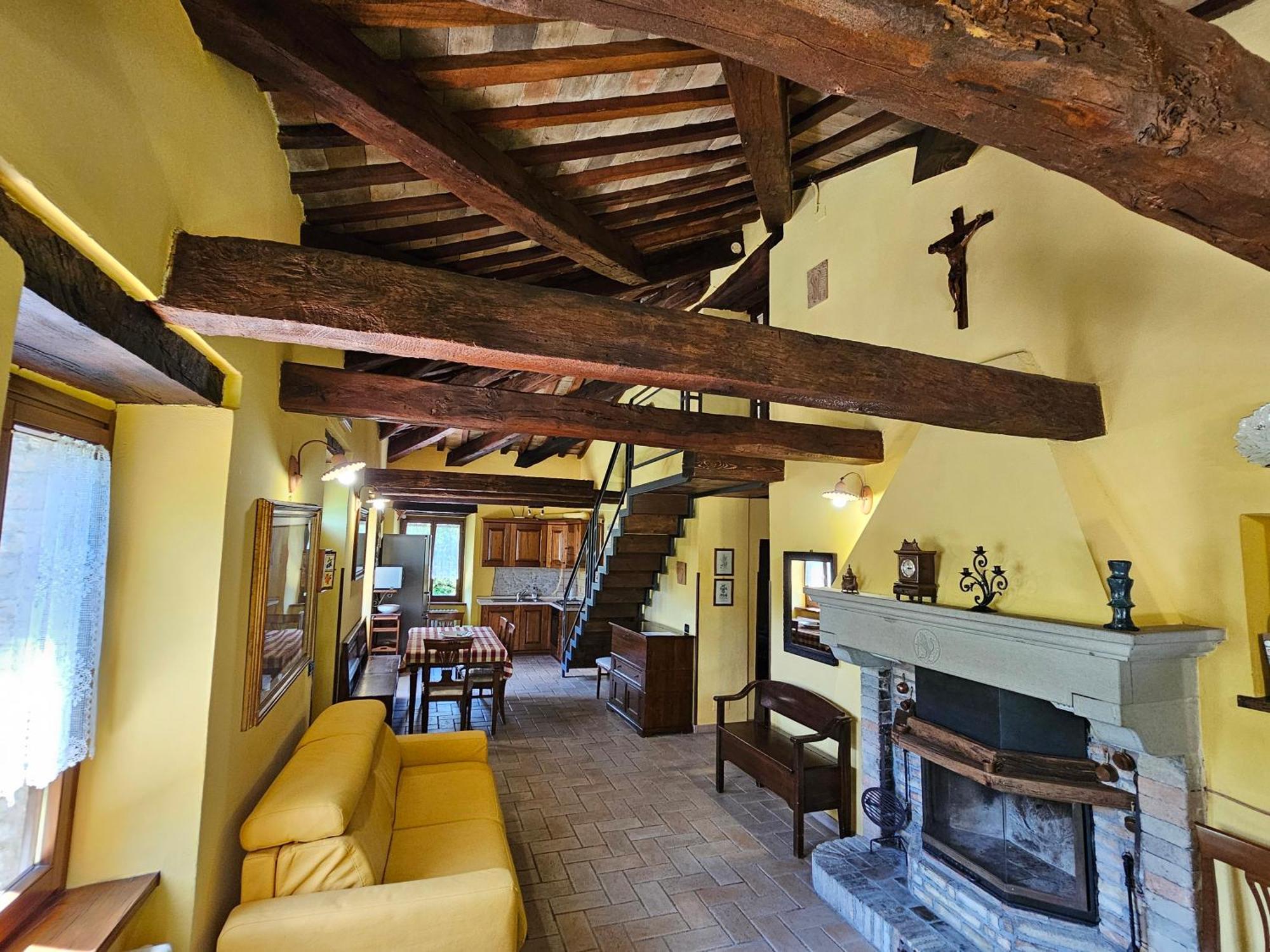 Agriturismo Ca Serrantonio - Ferri Appartamento Rossini อูร์บาเนีย ภายนอก รูปภาพ
